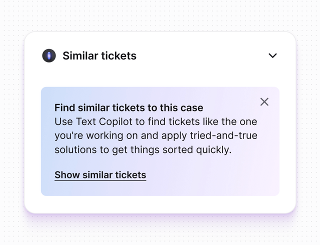 Text Intelligence in Text App for saas